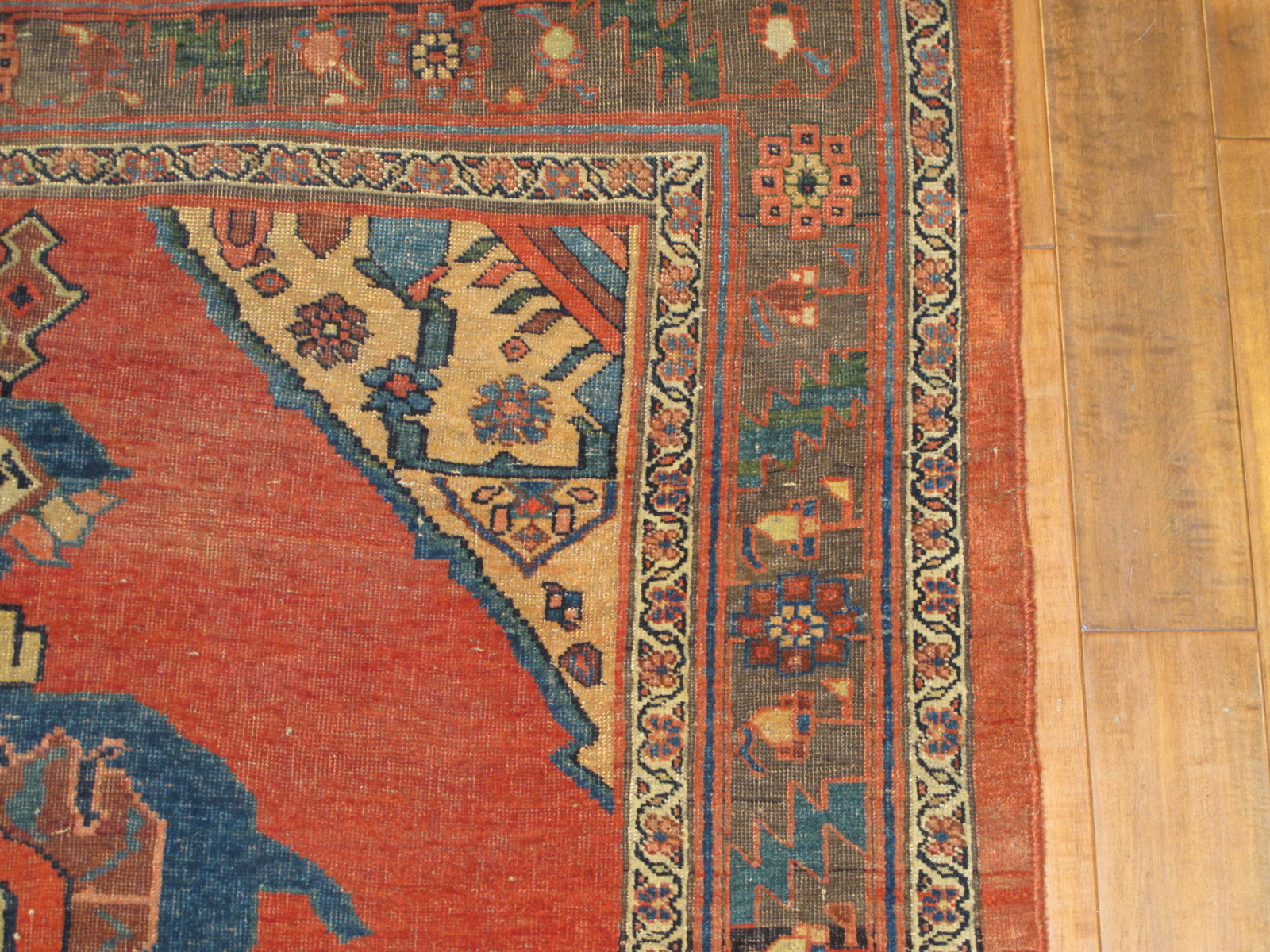 13027 antique Persian Bidjar gallery rug 5x11,10 (1)