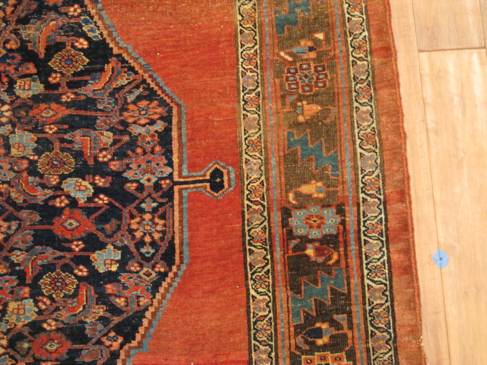 13027 antique Persian Bidjar gallery rug 5x11,10 (2)