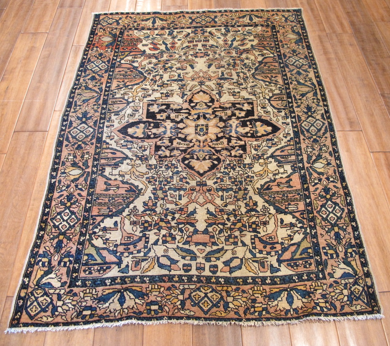 13066 antique persian sarouk ferreghan rug 3,5x4,9 (1)