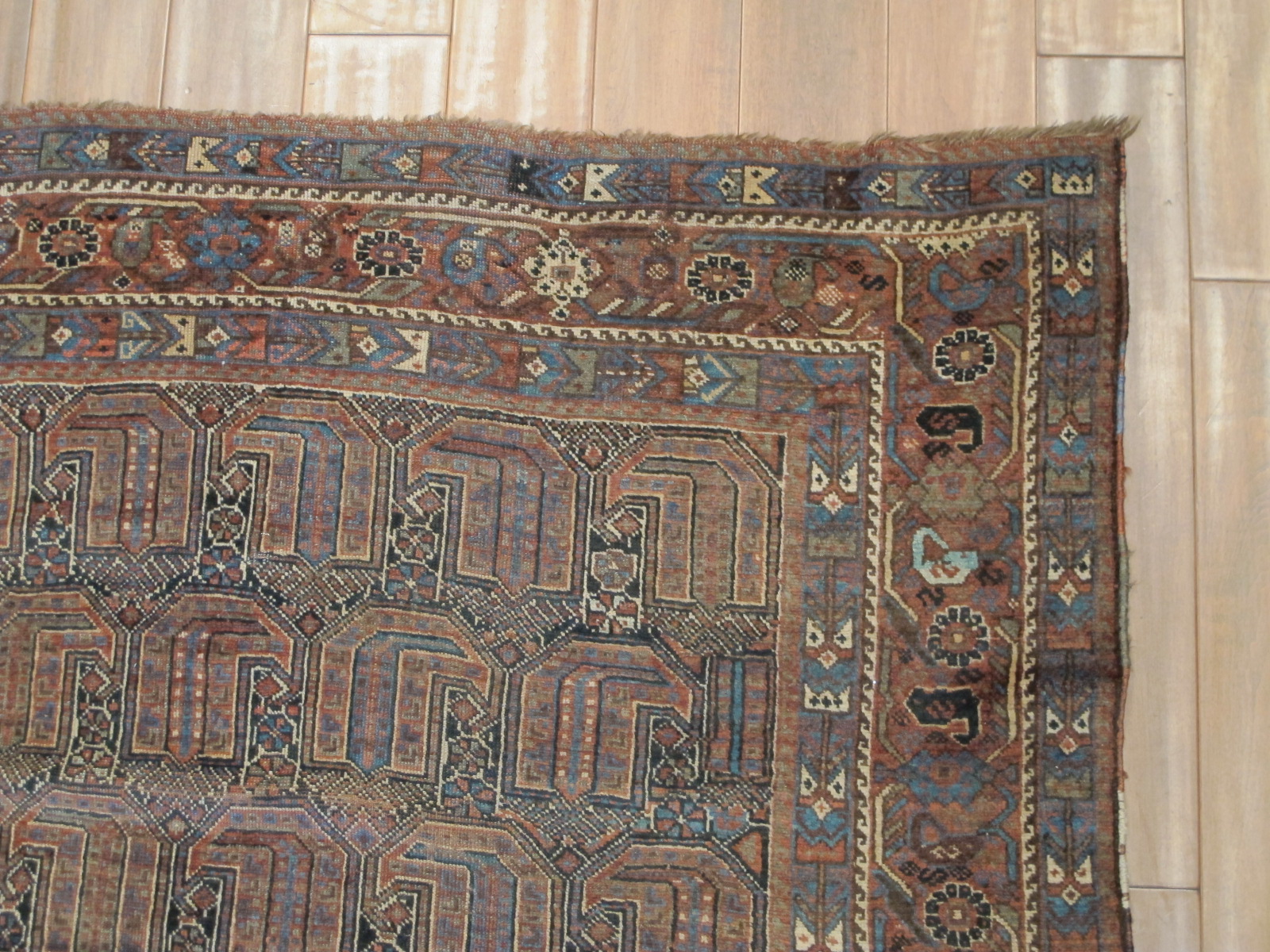 21114 antique persian kamseh carpet 5,2 x 9 (2)