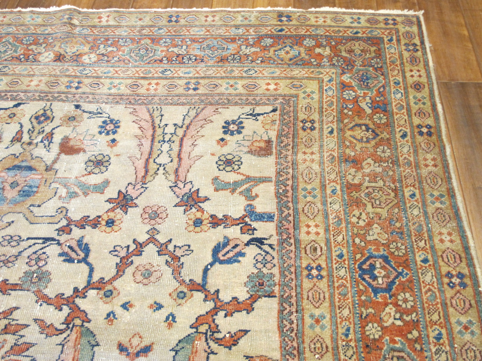 21232 antique Persian Sultanabad Mahal rug 6,8x10,5 (3)