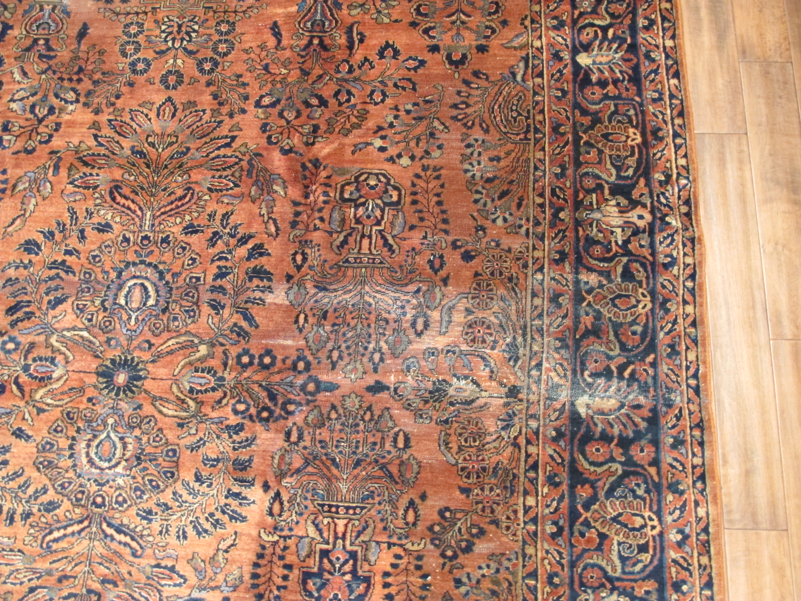 22323 semi antique persian sarouk rug 8,7x10,10 (4)