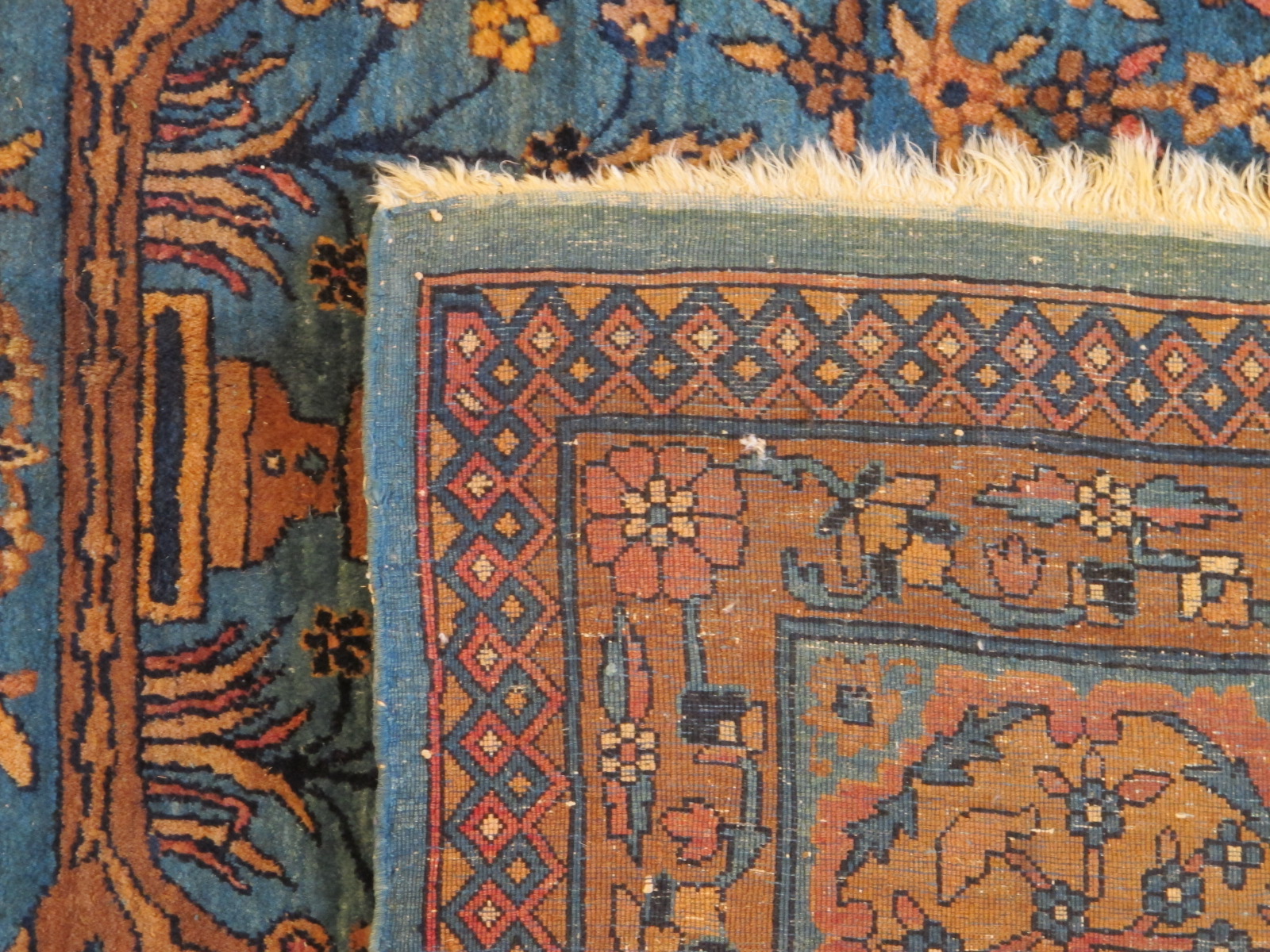 23093 antique persian kerman 10,8 x 21 (6)