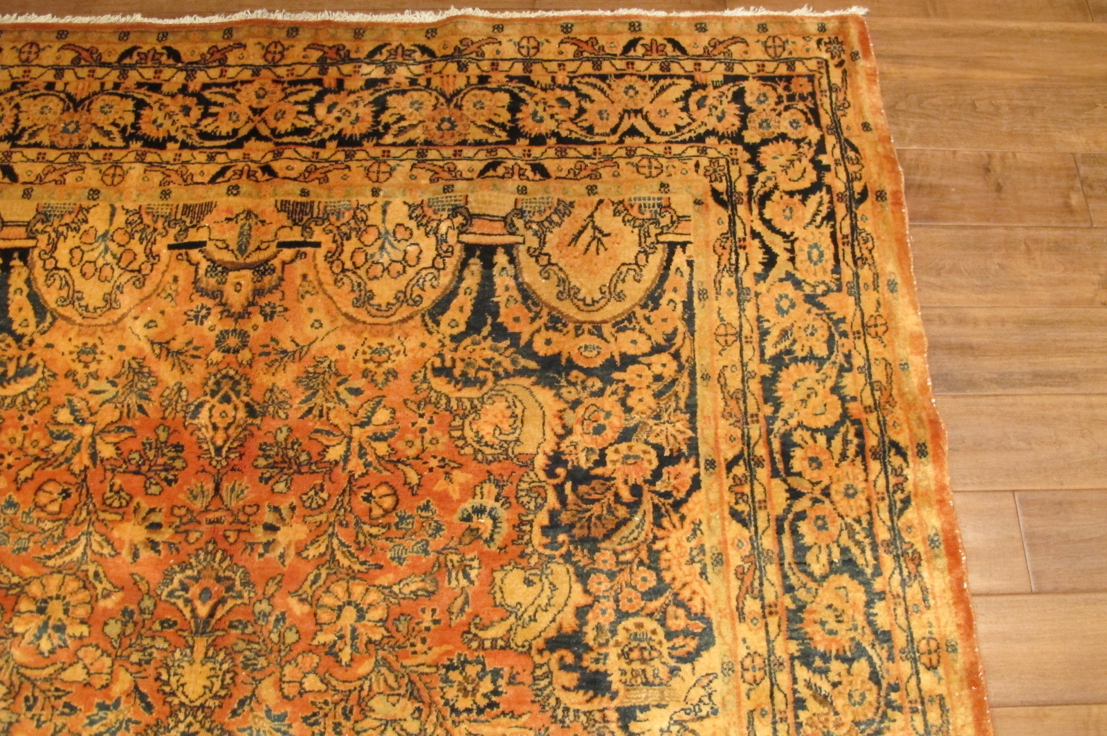 42 semi antique pesian sarouk rug 6,2 x 9,6 (1)