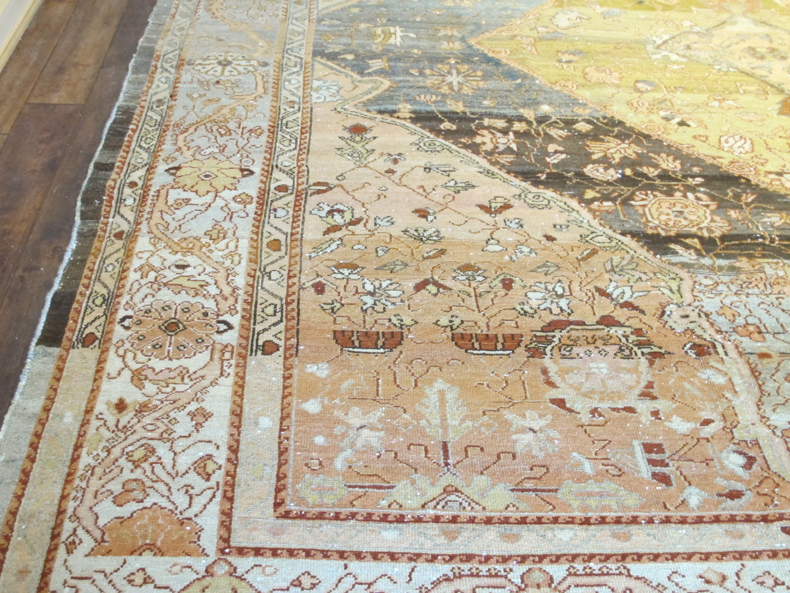 659 Antique Persian Malayer carpet 10,5x12,2 (3)