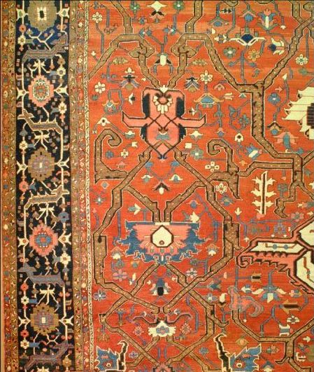 antique Persian Serapi 