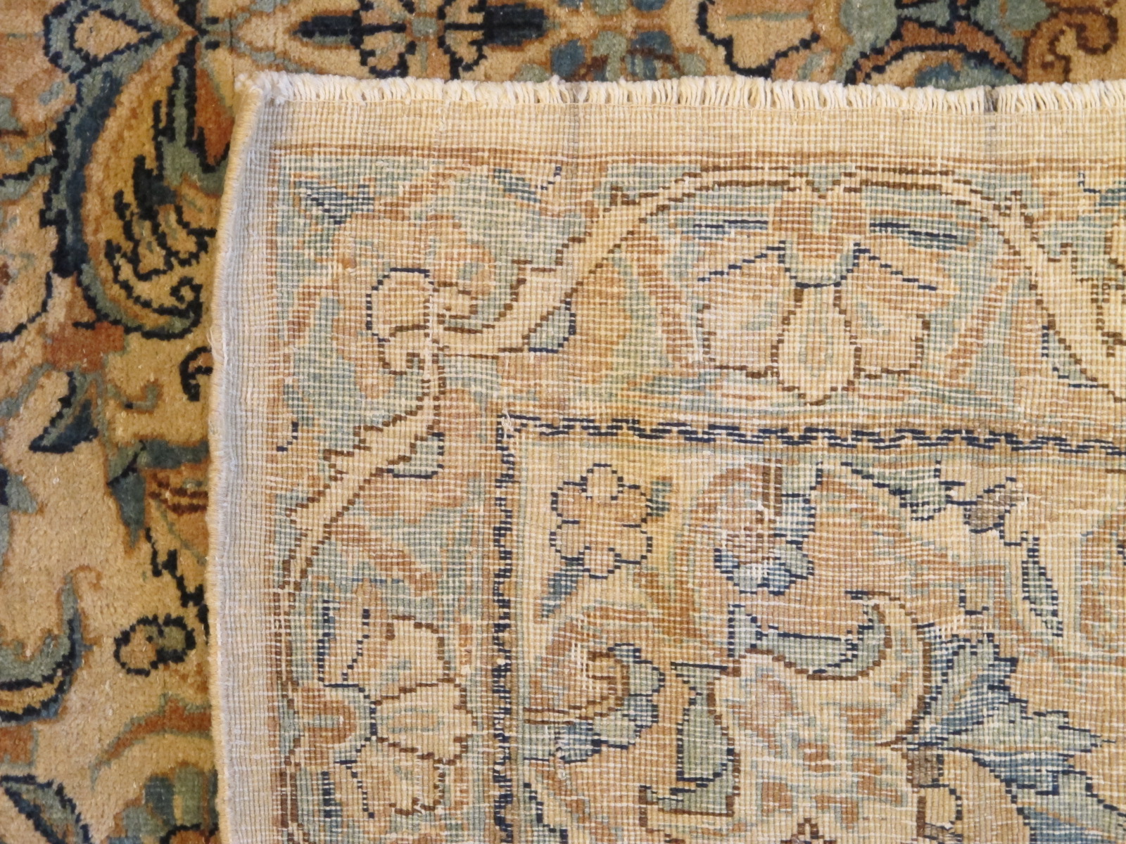 semi antique persian kirman rug