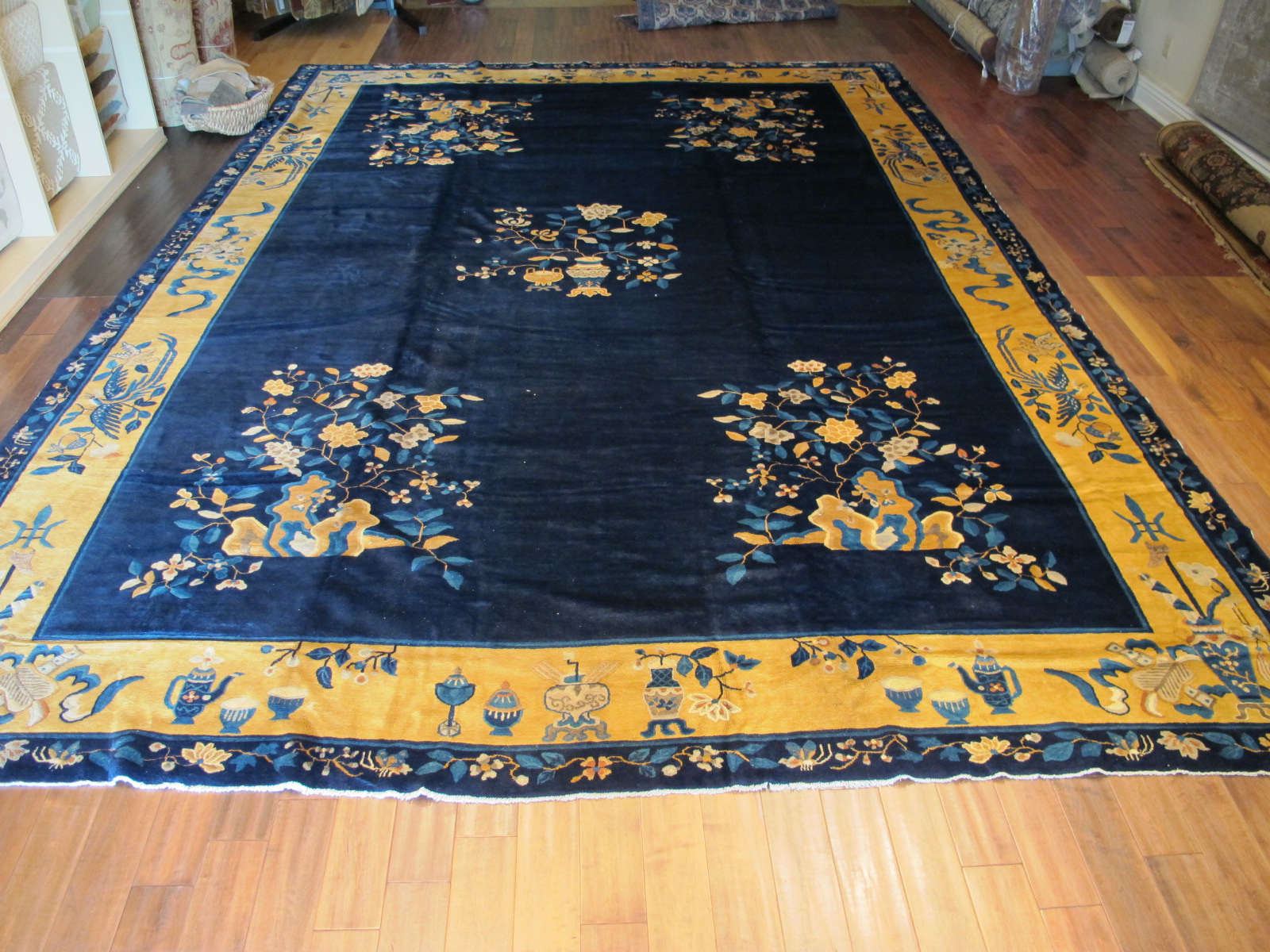 Antique Chinese Peking Carpet | Circa 1920
