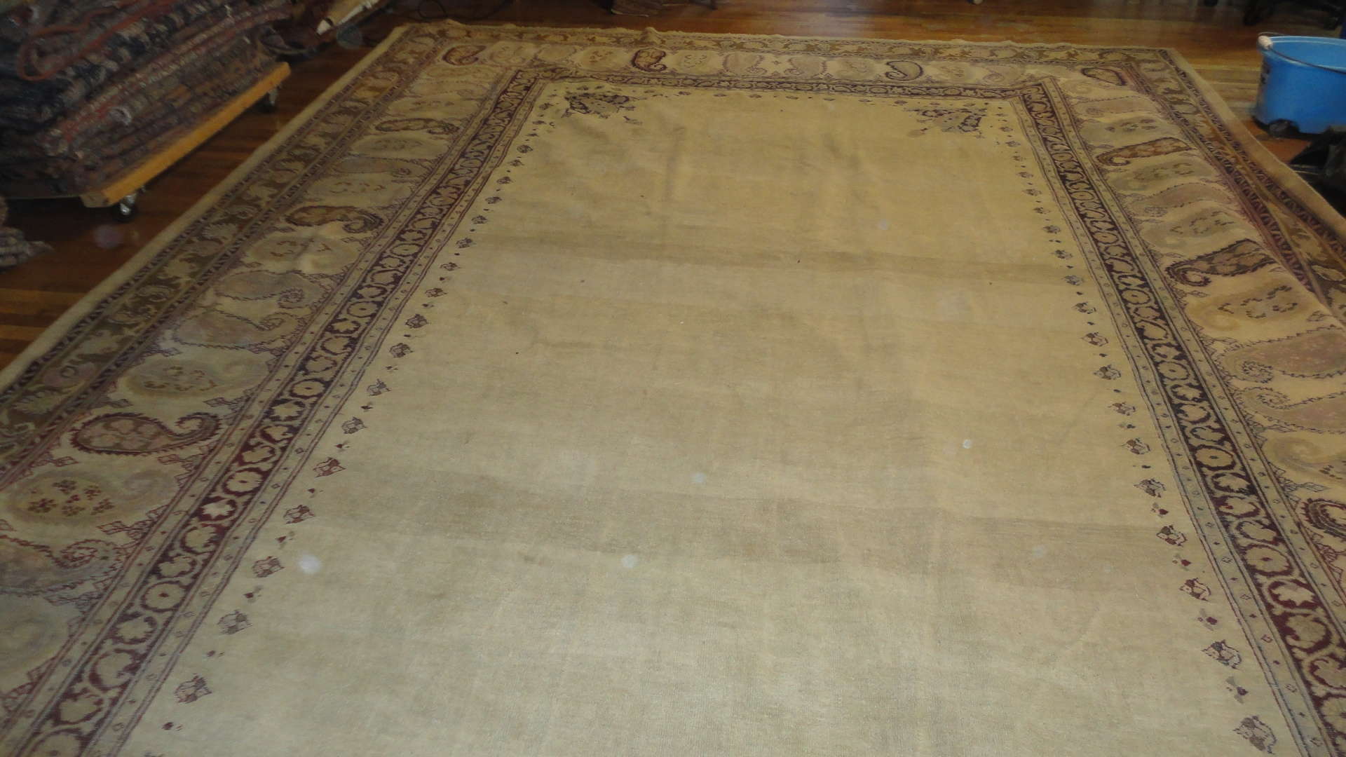 24293 antique Indian amritsar carpet 12 x 18 (2)