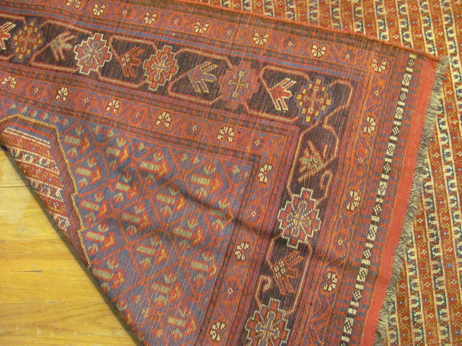 Persian Qashqai rug |Antique | Handwoven, Circa 1900