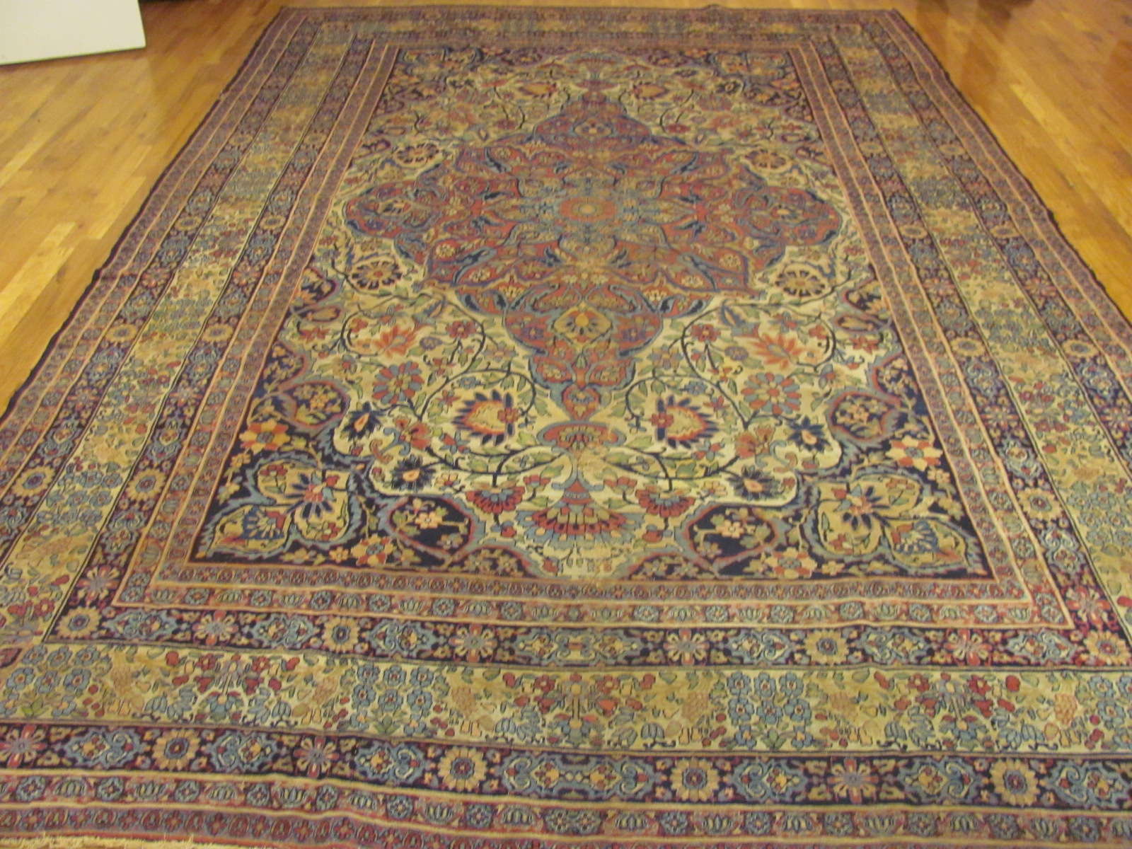 Antique Kerman Lavar Carpet | Persia | Circa 1890