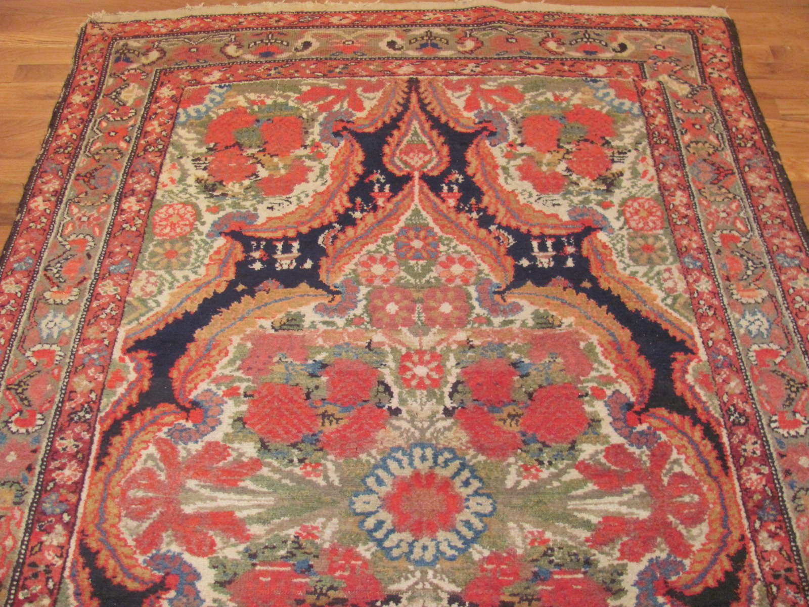 24430 antique persian malayer gallery runner 4,9x11,9 -1