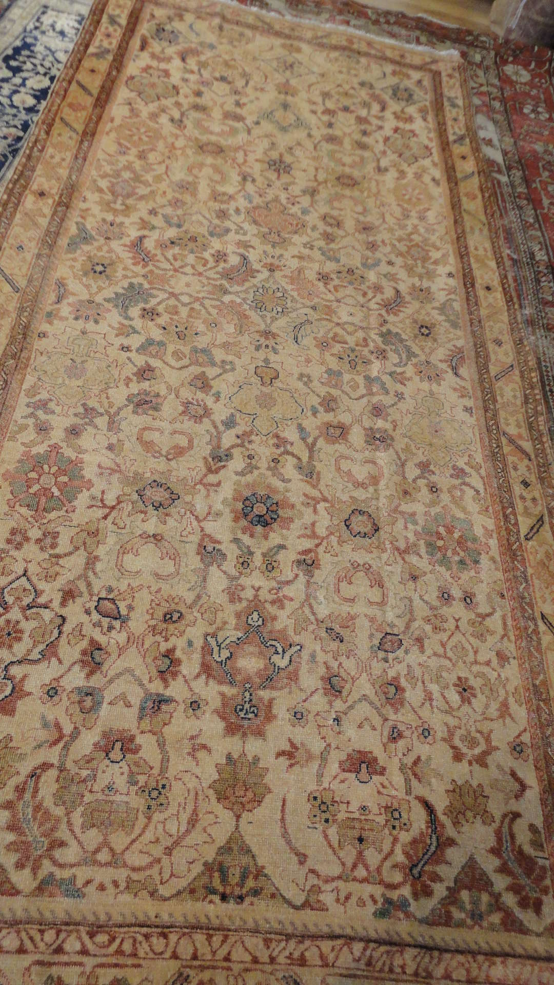 24476 antique Persian Mahal rug 4,11x11 -1