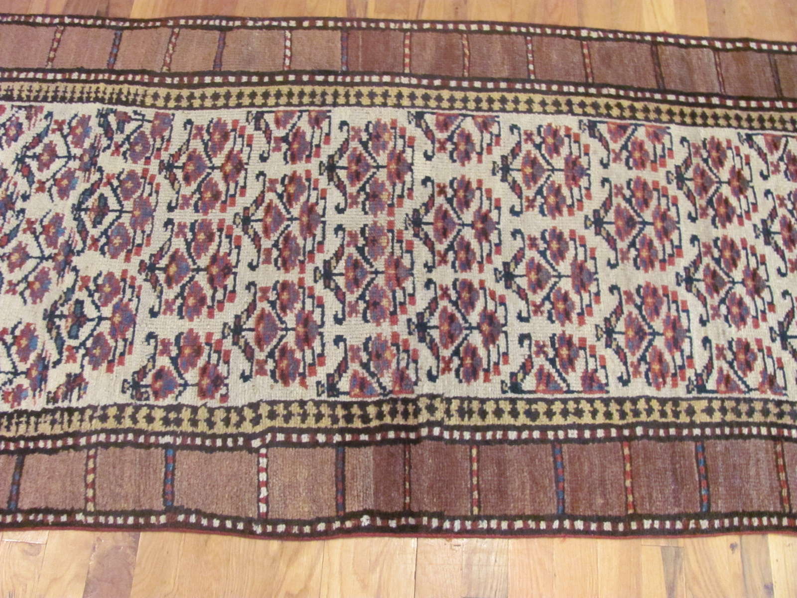 24526 antique Persian Kurdish hall runner rug 2,9 x 7,9 -2
