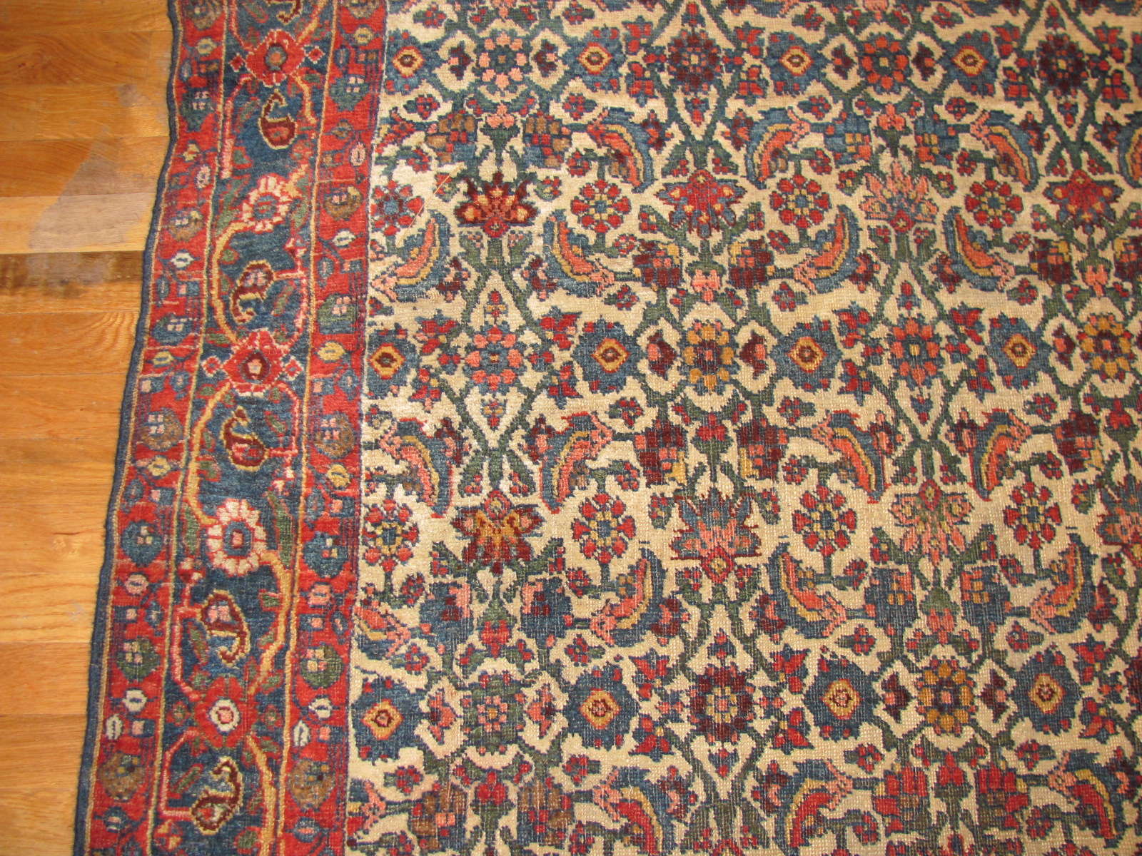 24536 antique Persian Bijar rug 4,7x8,2 -2