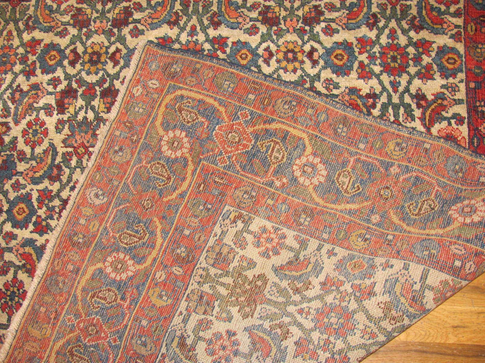 24536 antique Persian Bijar rug 4,7x8,2 -3