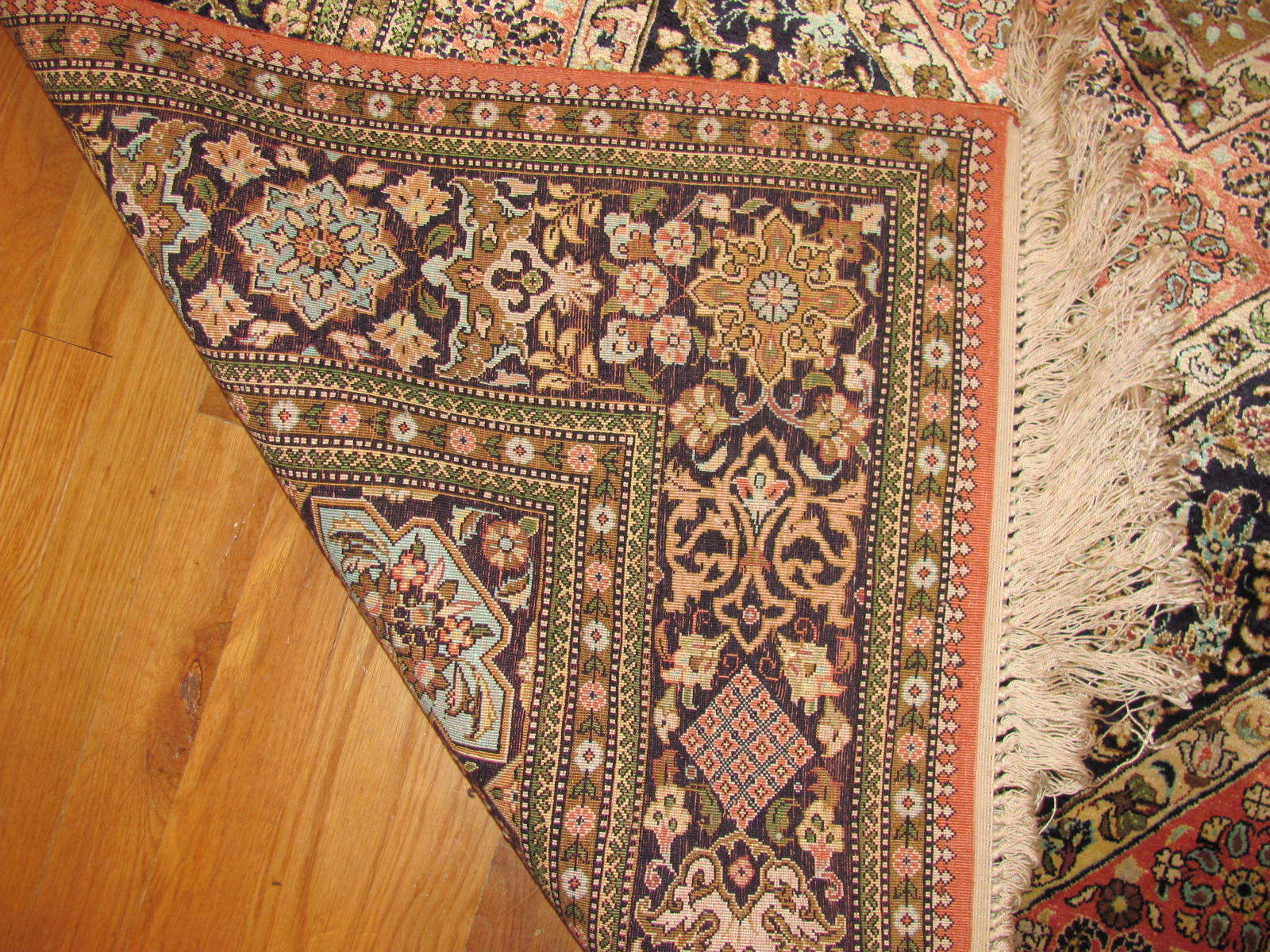 24550 persian silk quom rug 4,6x7,2 -2