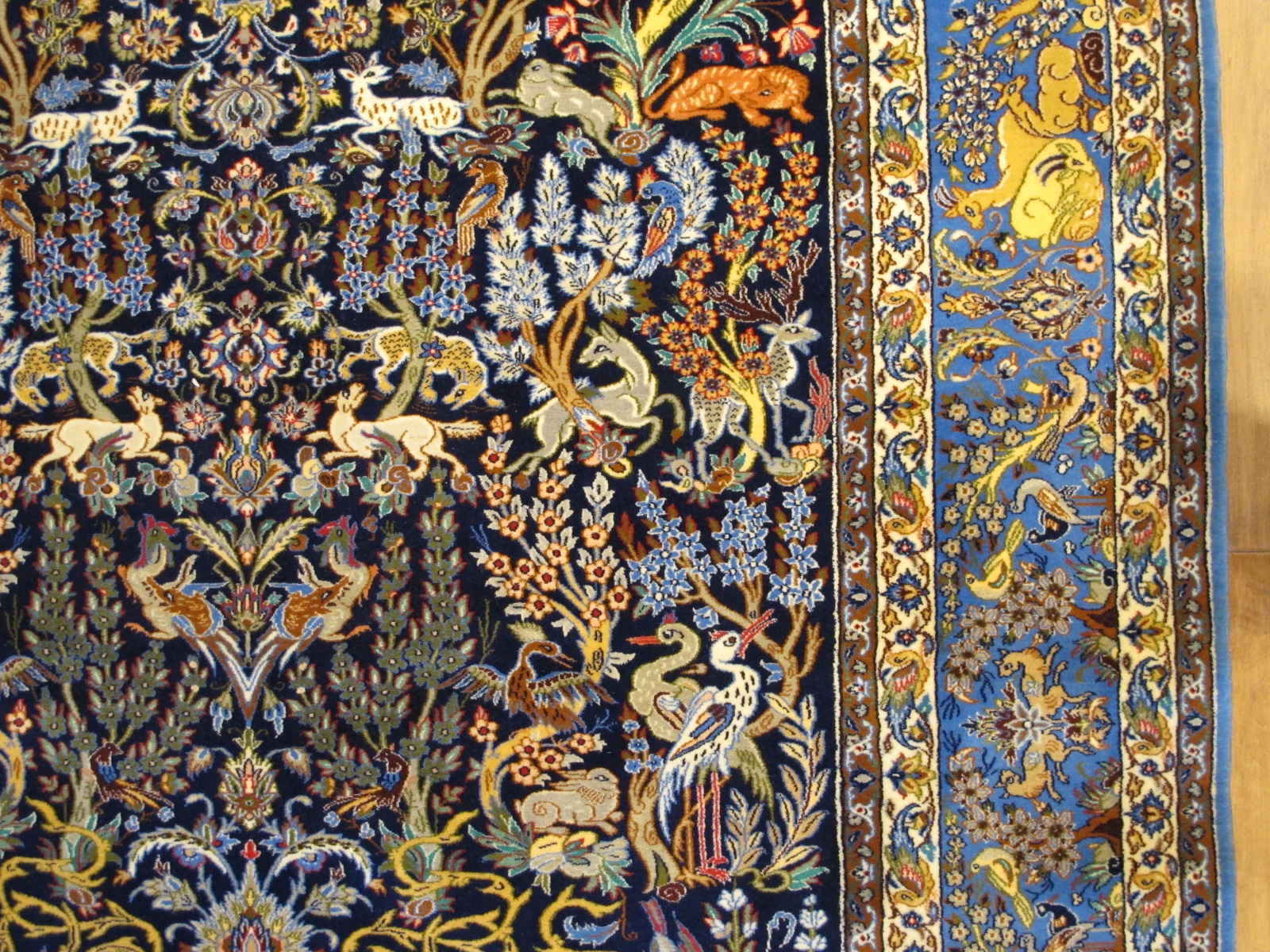 24551 persian isfahan rug 5,1 x 7,3 (4)