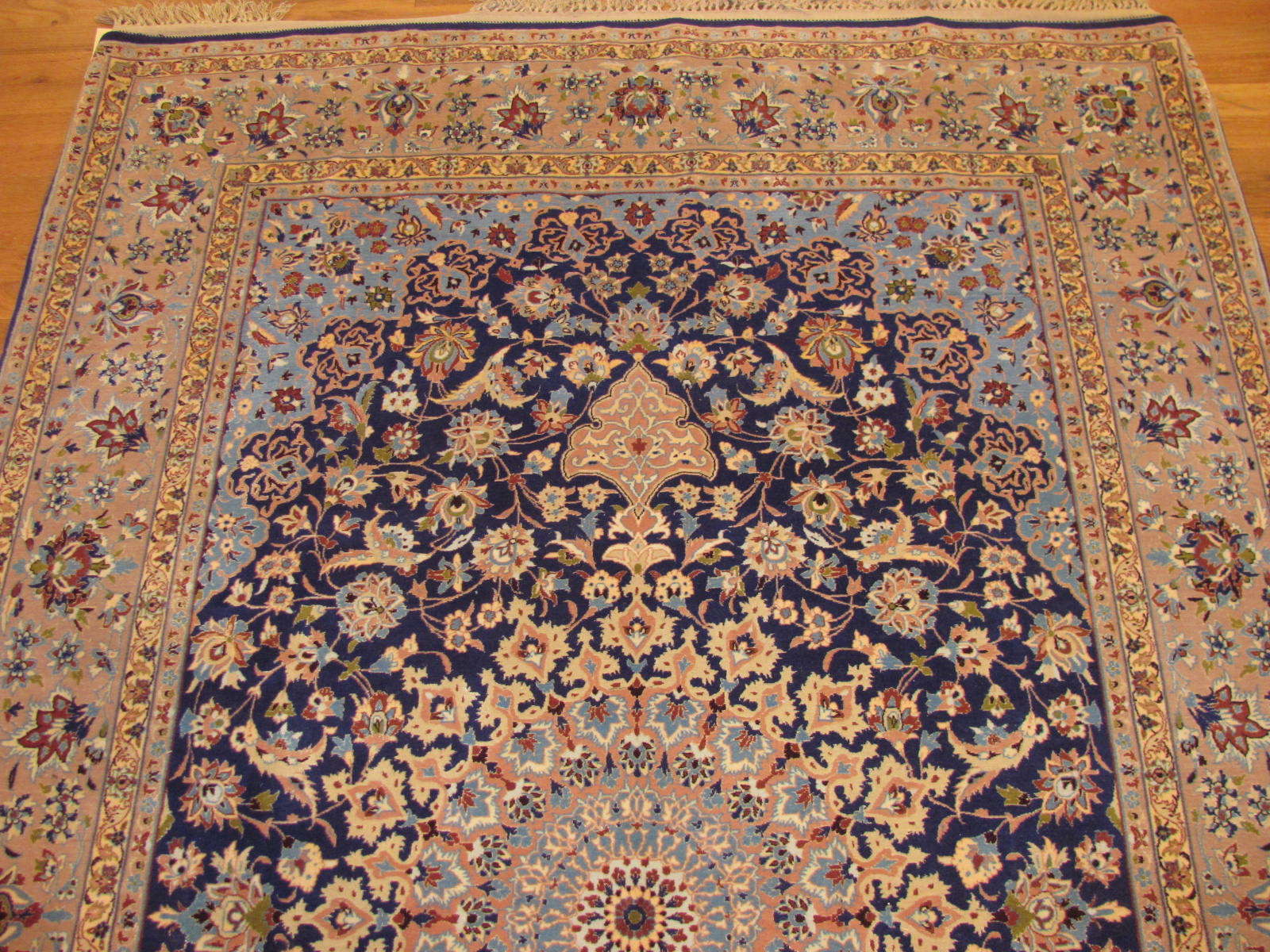 24552 persian isfahan rug 5 x 7,7 -1
