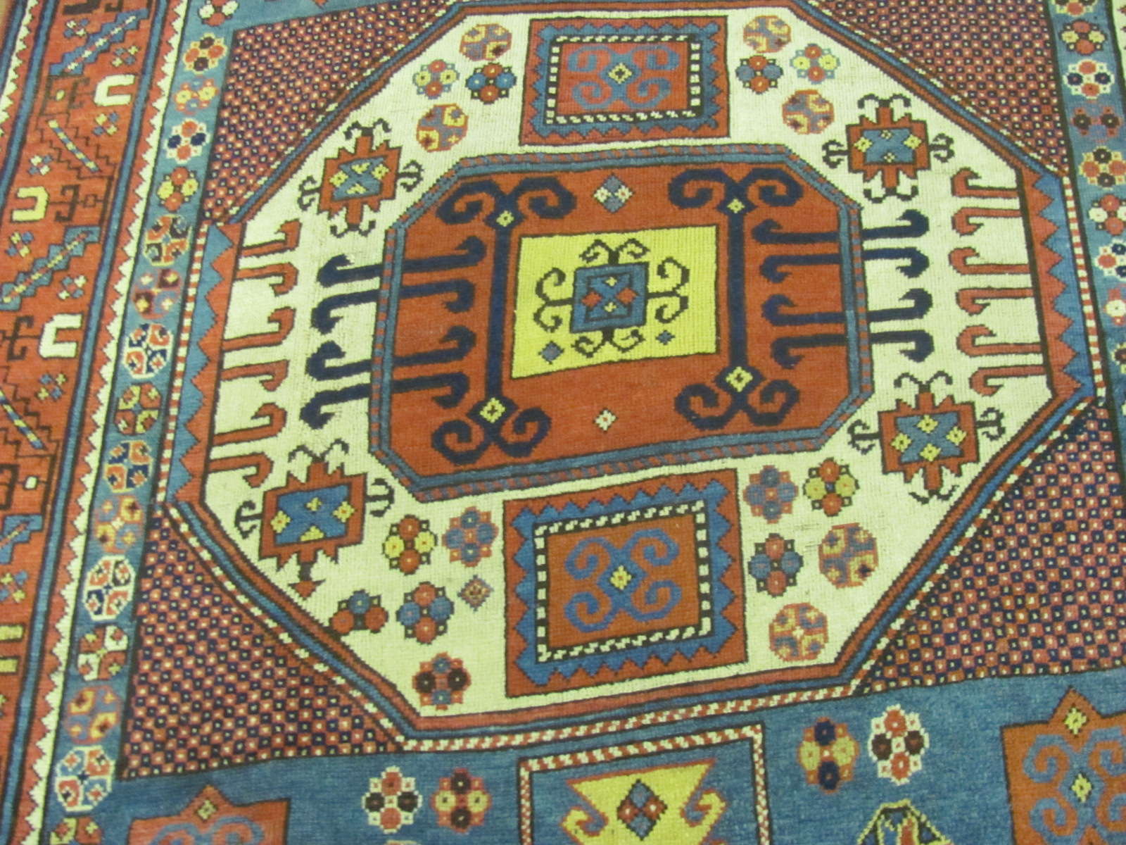 24569 antique caucasian karachoff kazak rug 4,9 x 7,1 -2