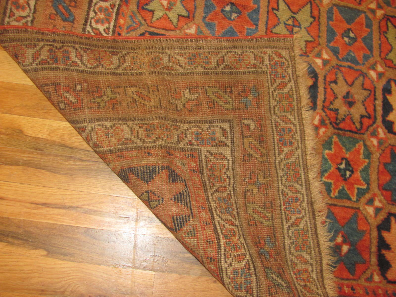 24601 antique Kurdish Persian rug 3,7 x 6,10 -2