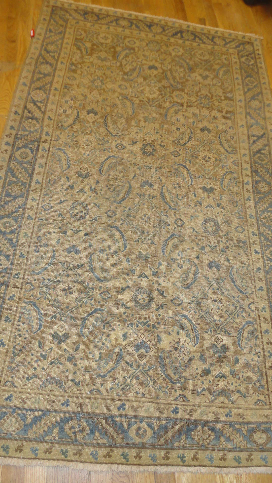 24608 antique Persian Bakshaish rug 4 x 6,6 -1