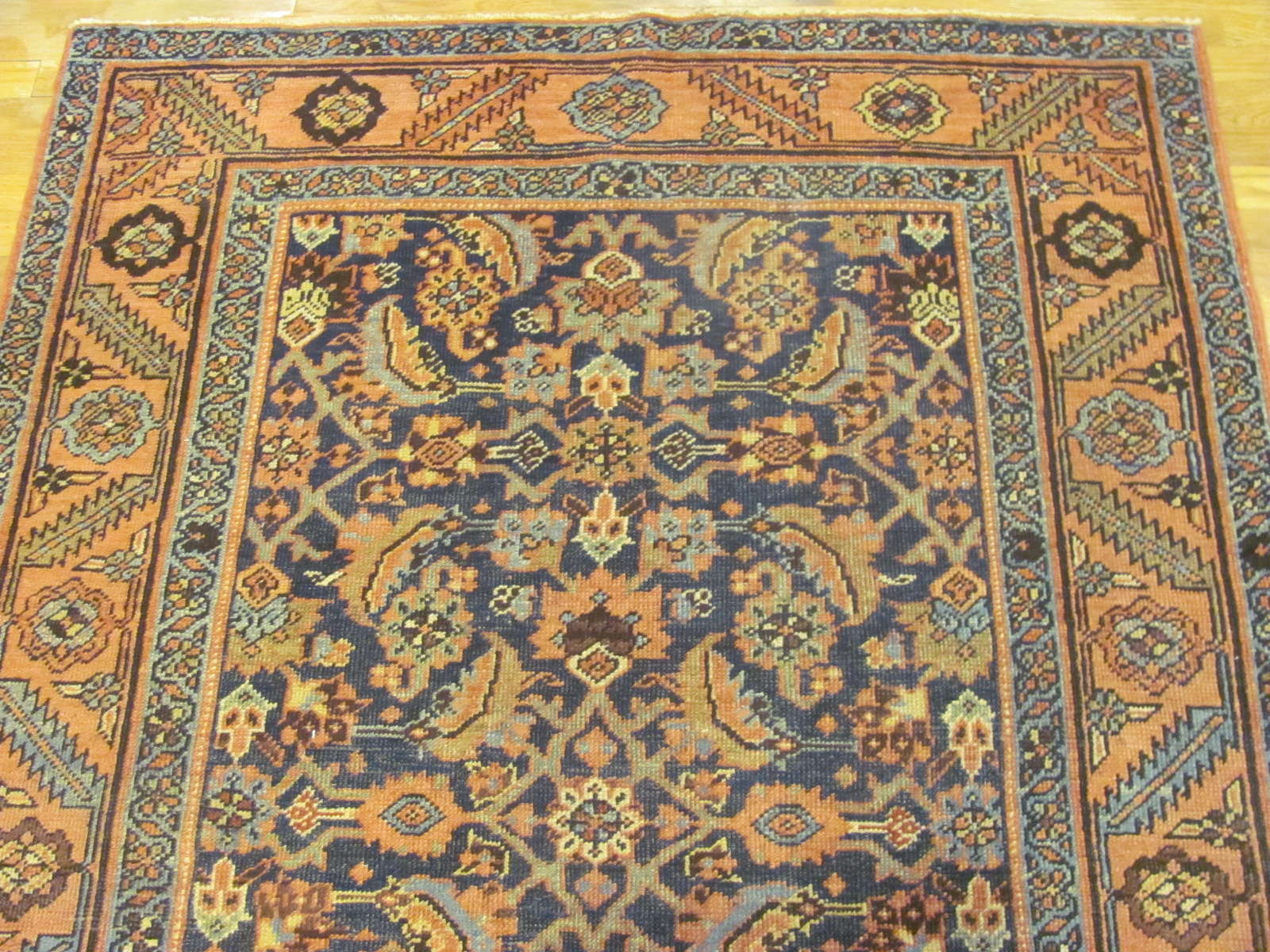 24614 antique persian heriz rug 4,8 x 6,5 -1