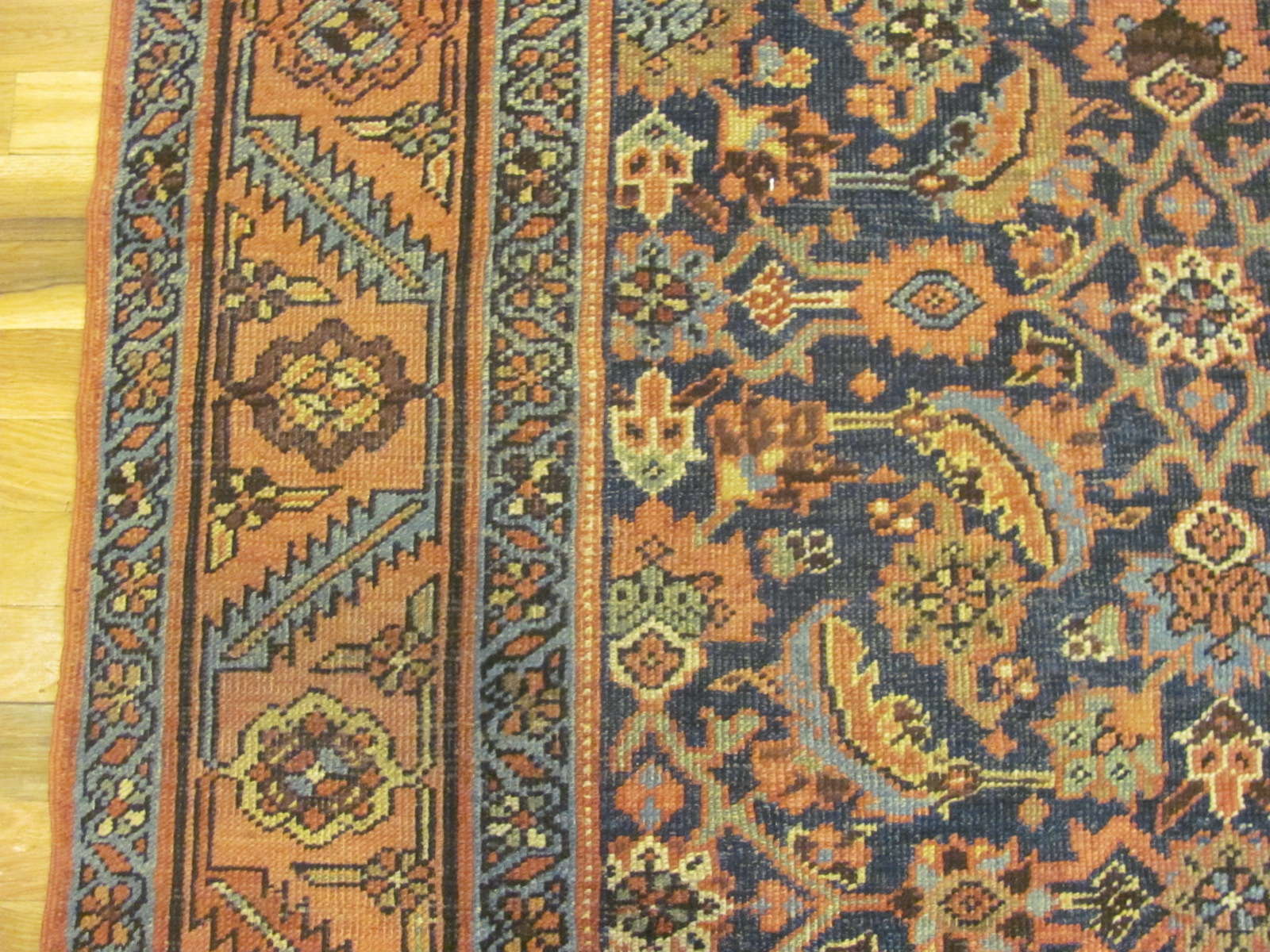 24614 antique persian heriz rug 4,8 x 6,5 -2