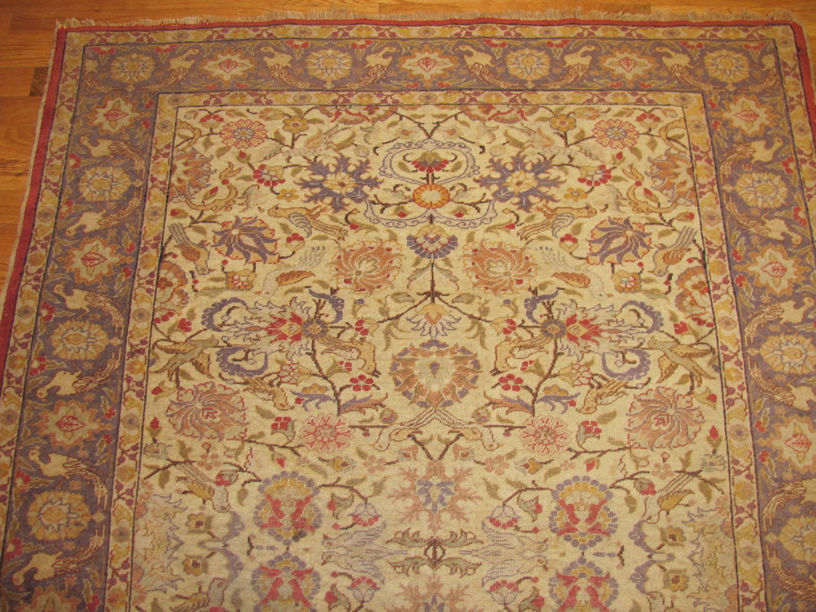 24635 Turkish Anatolian Kayseri silk rug 4,2x5,7 -1