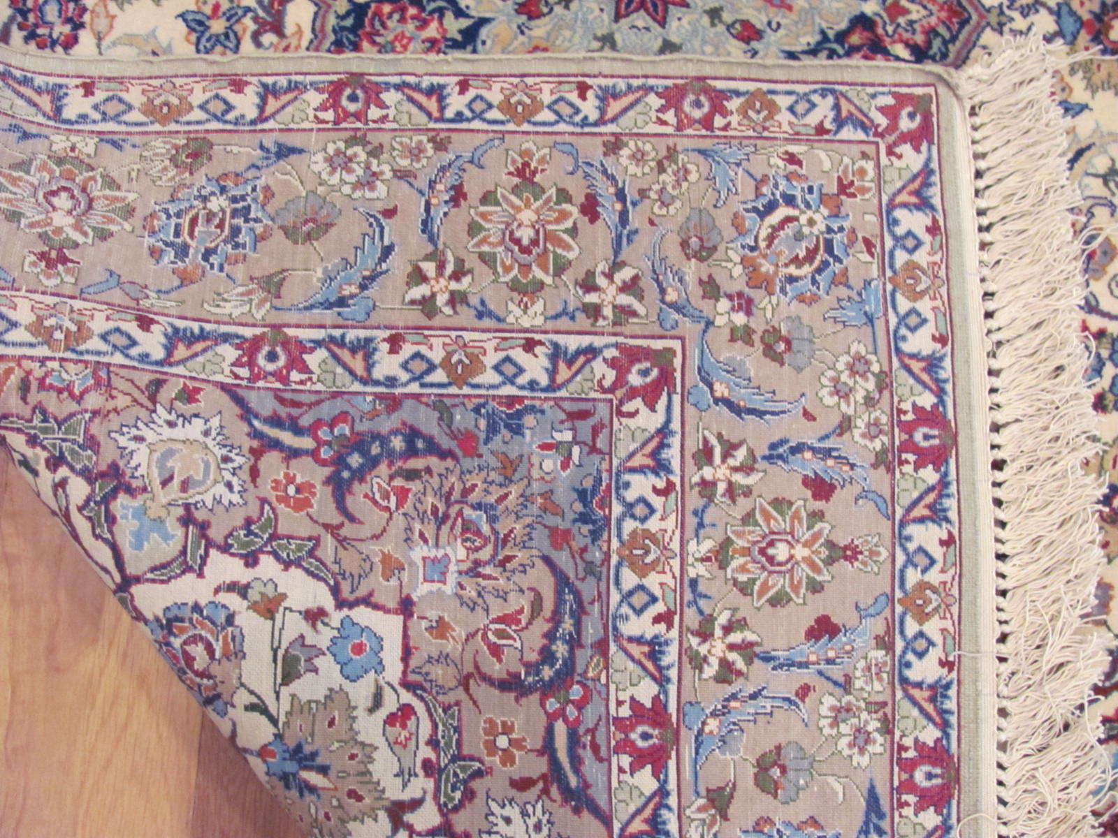 24643 Persian Isfahan rug 3,6 x 5,3 -2