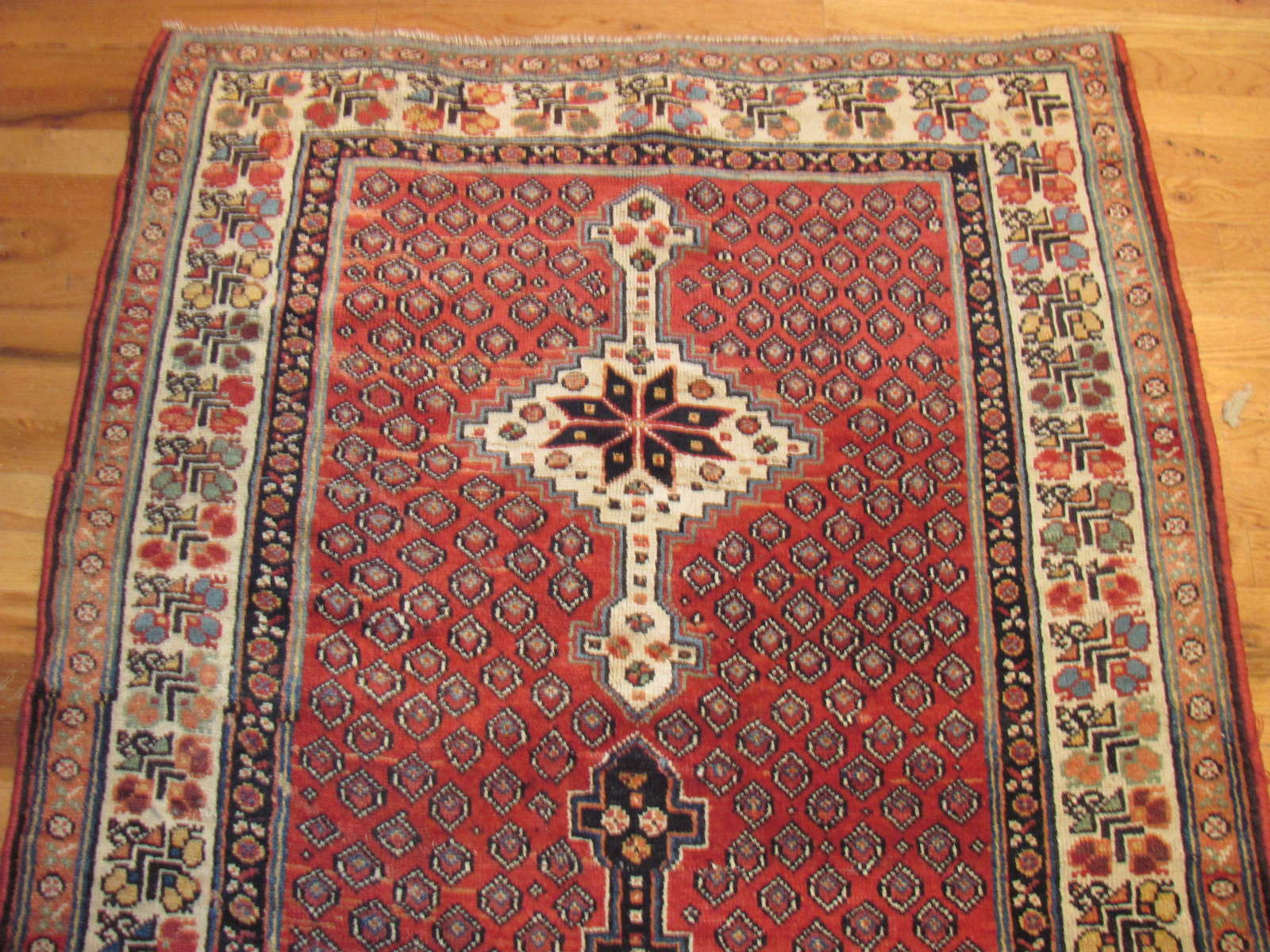 24711 antique Persian Luri runner 3,6x10,8 -1