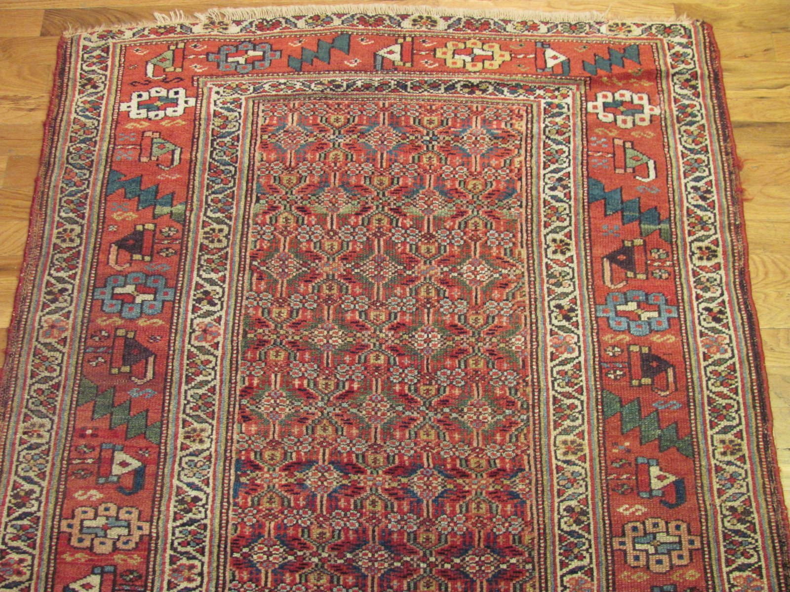 24721 antique persian kurd rug 3,8 x 6 -2