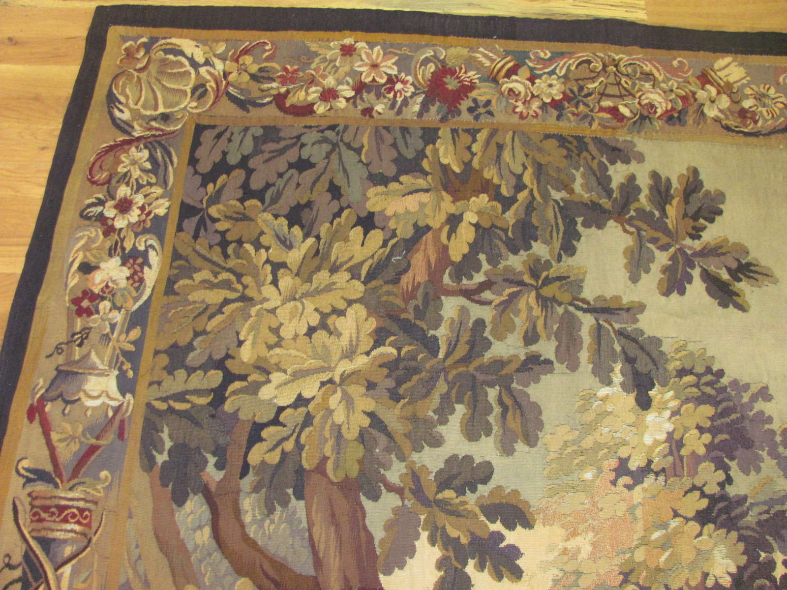 24555 antique french tapestry 5,2 x 7,3 -2