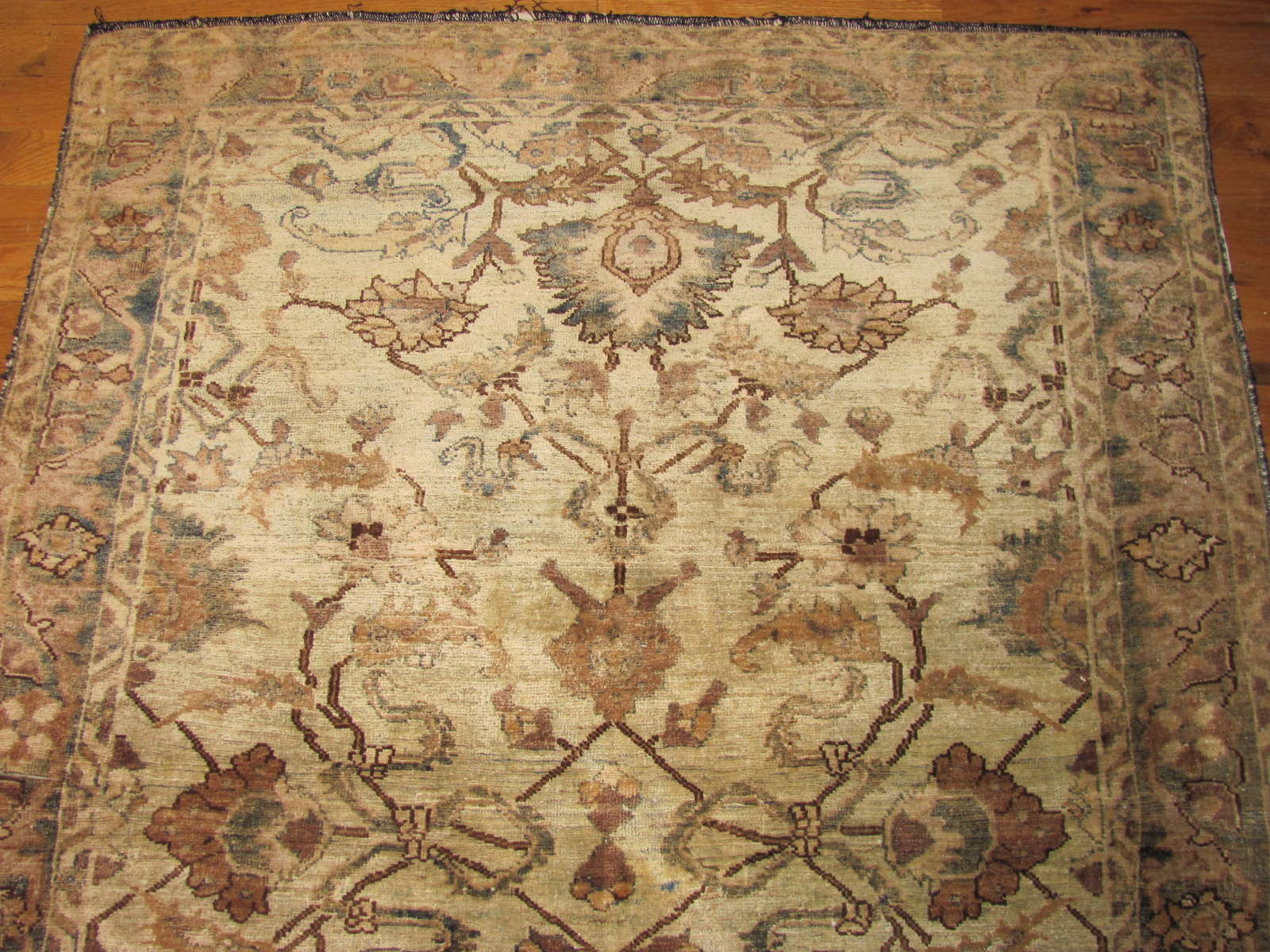 24630 antique persian tabriz rug 3,7 x 4,11 -1