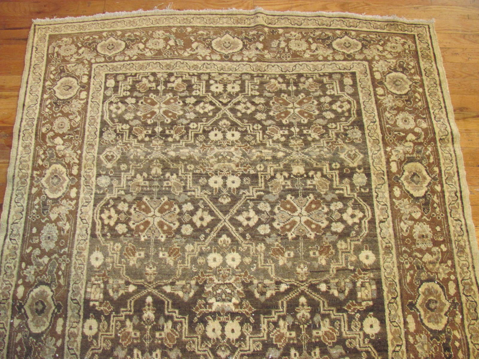 24649 antique persian tabriz rug 4x5,9 -1