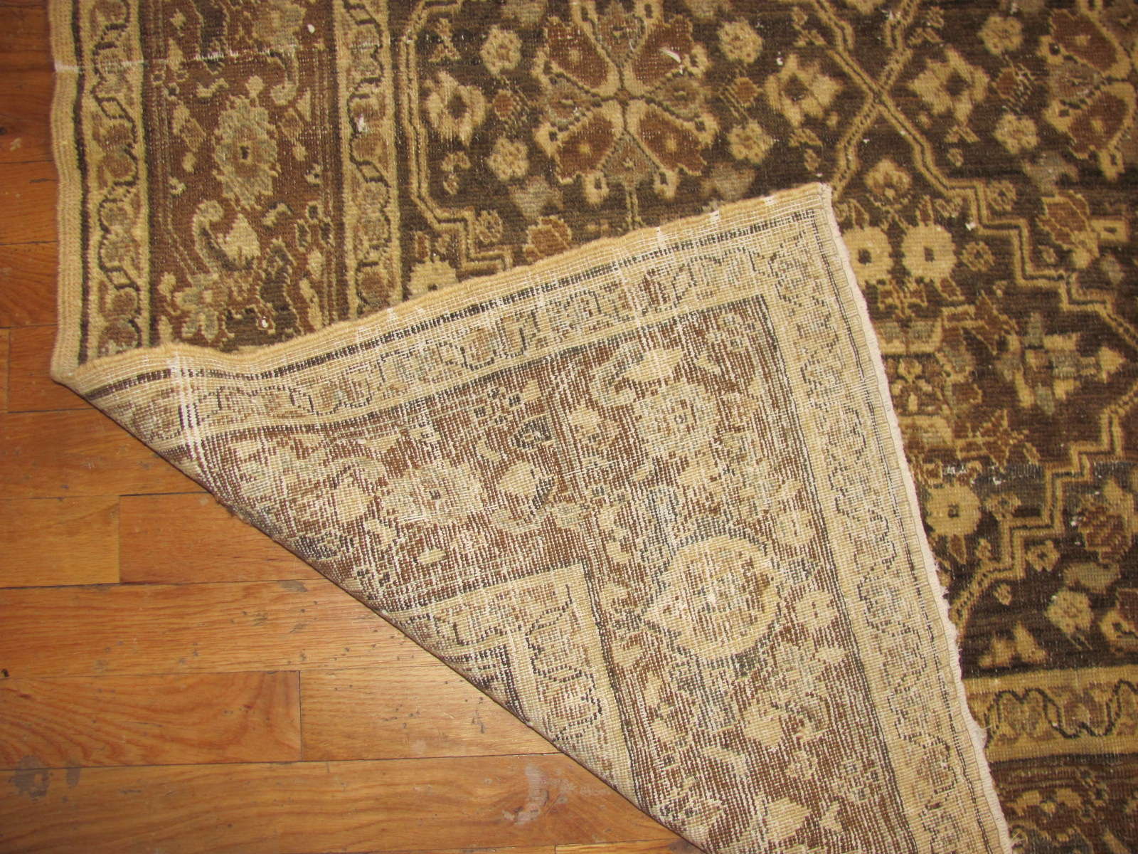 24649 antique persian tabriz rug 4x5,9 -2