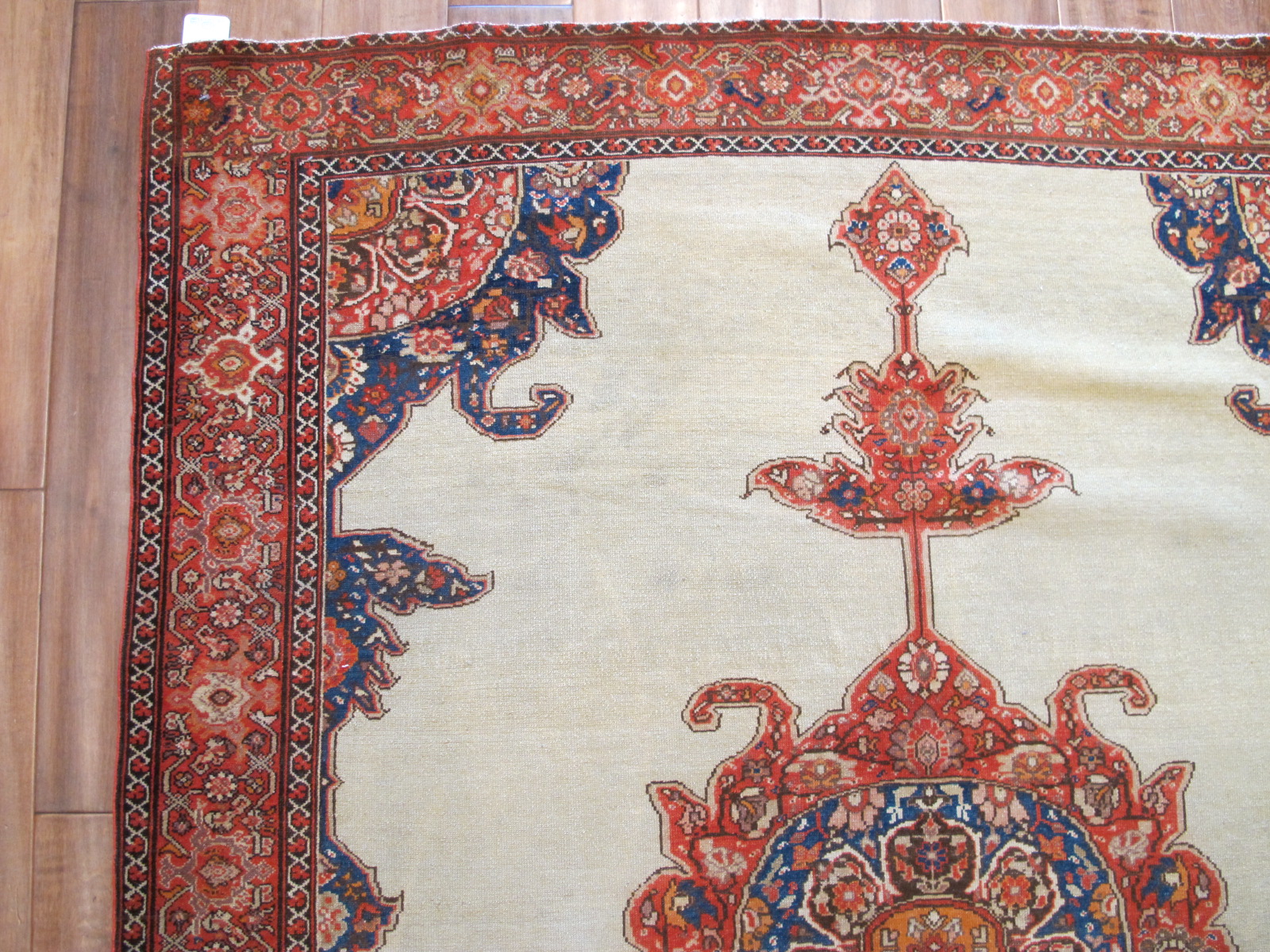 23020 antique malayer mishan rug 5 x 6,6 (2)