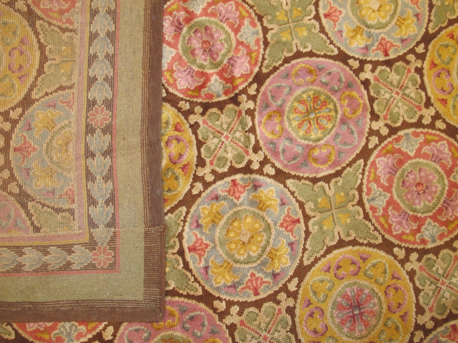 23035 Art Deco Spanish carpet 15 x 28 (4)