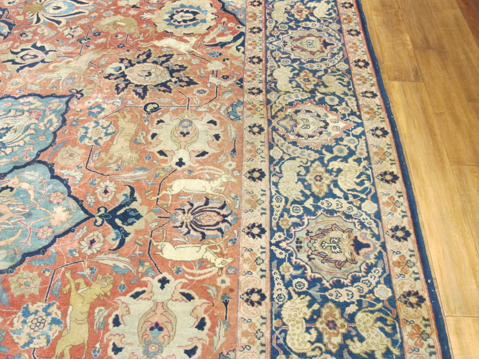 21100 Persian Tabriz carpet 10,3 x 14 (5)