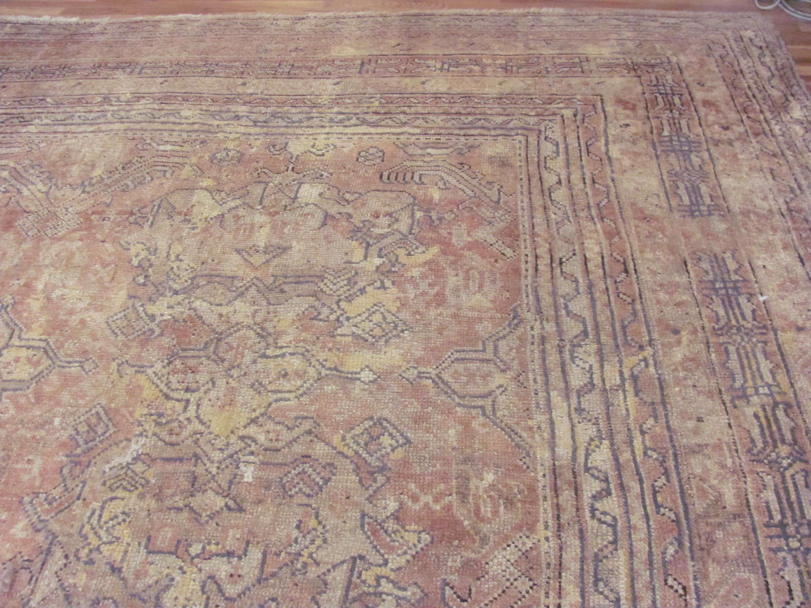 24783 Turkish Oushak carpet 16,7 x 18,7-1