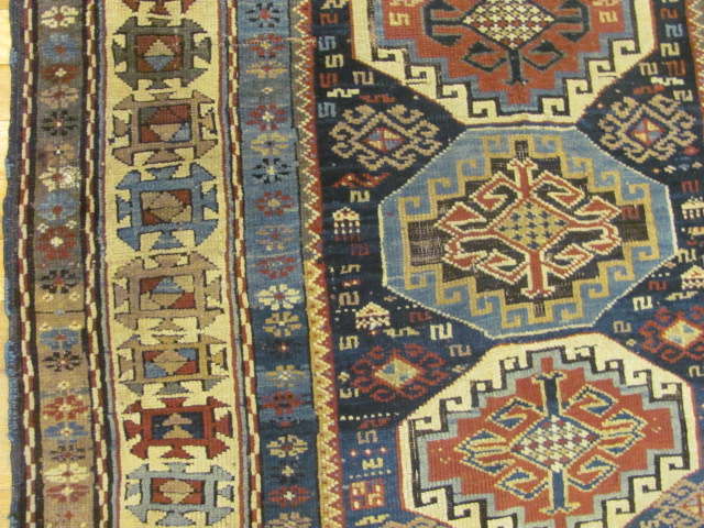 24802 antique caucasian shirvan rug 3,1x4,5-2
