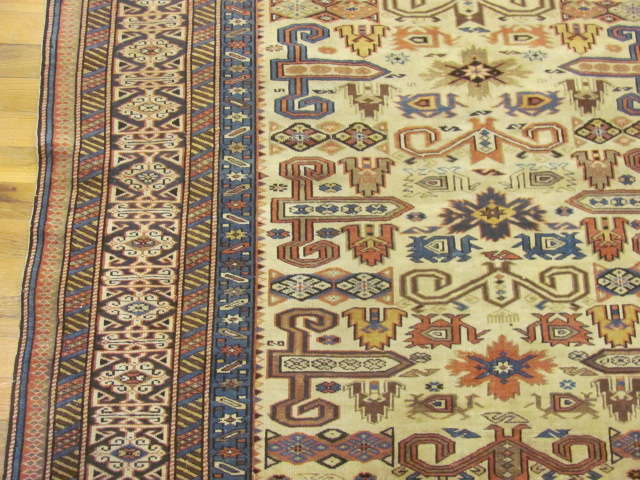 24809 antique caucasian kuba rug 4,5x5,11-2