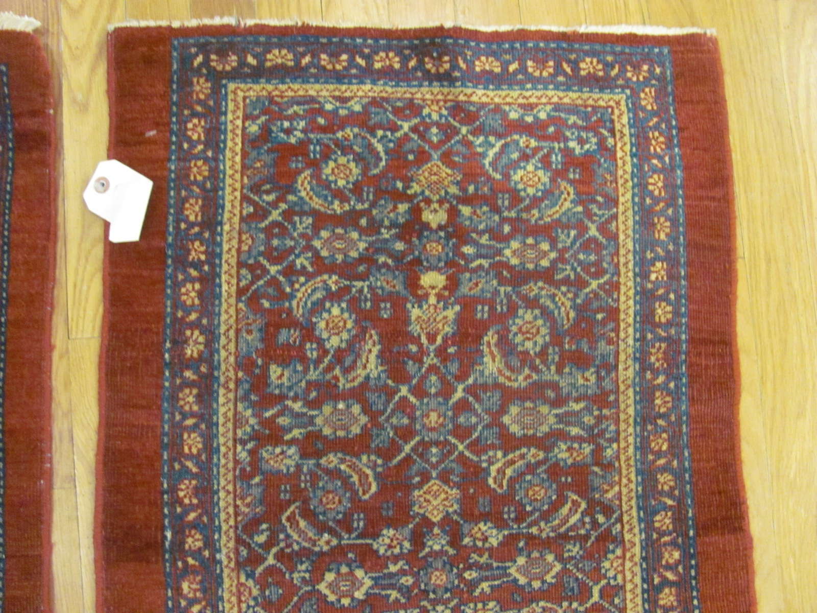 24831 a pair of antique persian mahal rugs 2 x 3 each-1