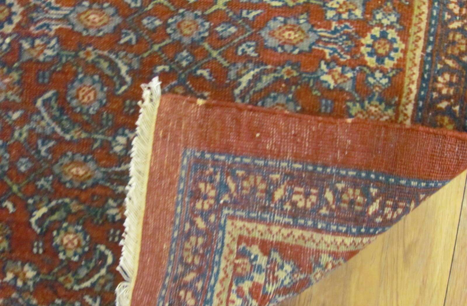 24831 a pair of antique persian mahal rugs 2 x 3 each-3