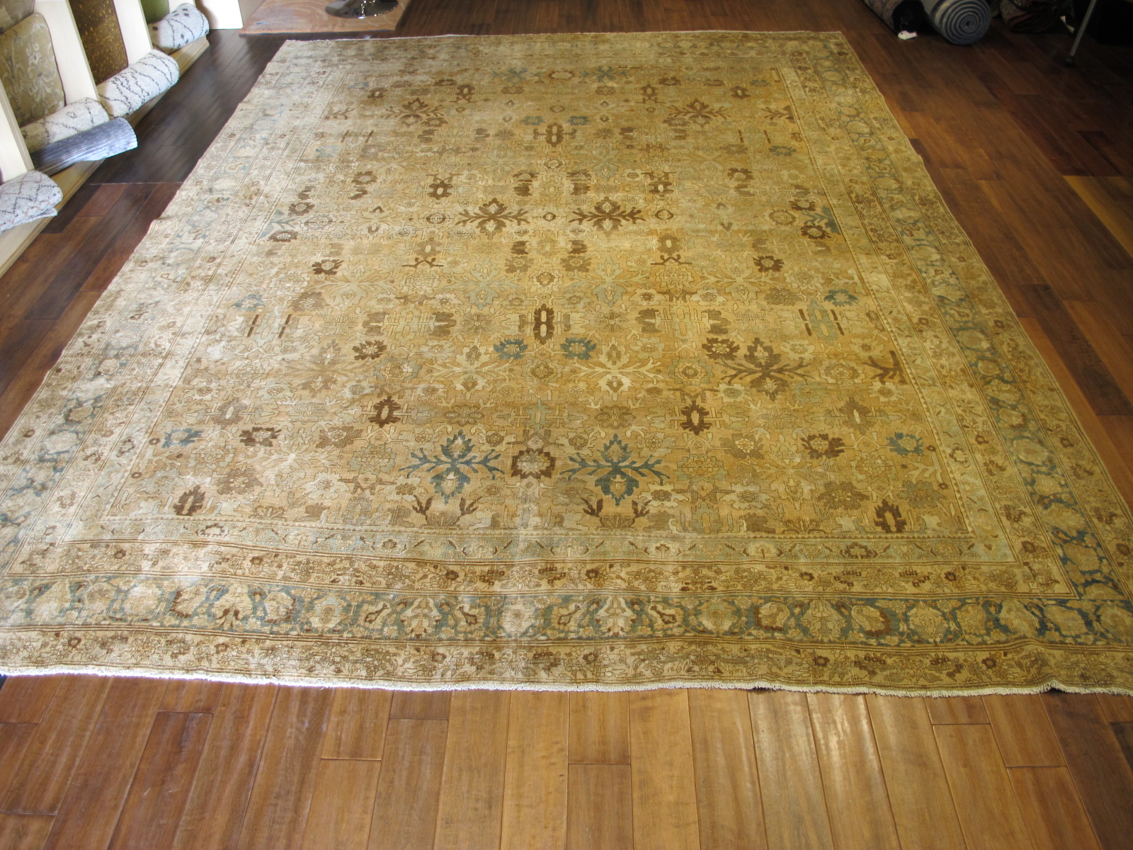 24838 antique Persian Bidjar rug 10,2 x 13,7 (4)
