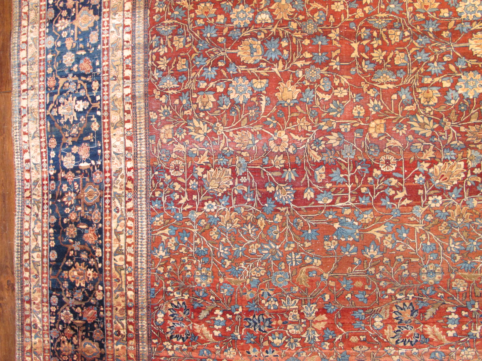 23204 antique persian kashan mohtasham rug 8,3 x 11,1 (6)