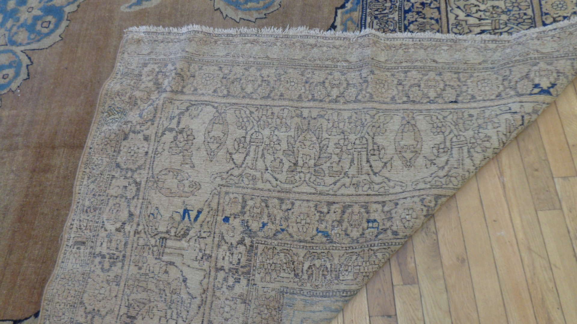 24847 antique persian kirman lavar rug 11,4 x 14,8-3