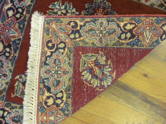 24906 persian kirman mats (pair) silk 1,8 x 1,10-3