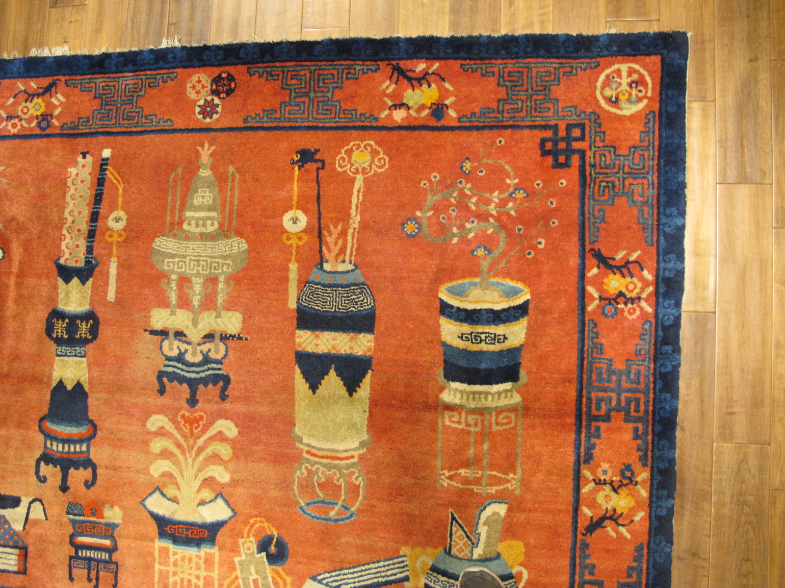 21457 Chinese Patao pictorial rug 7,9 x 5,8 (2)