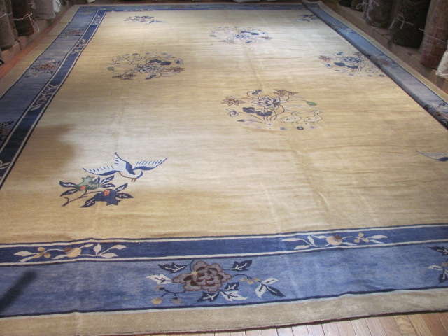 24934 Antique Chinese Peking carpet 14,9 x 26